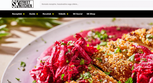 Custom CMS for StreetKitchen